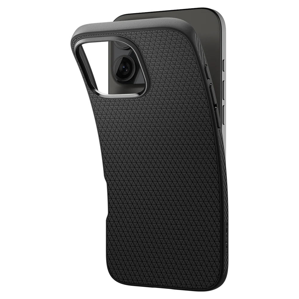 Spigen Apple iPhone 16 Pro Liquid Air Case - Black - Image 6