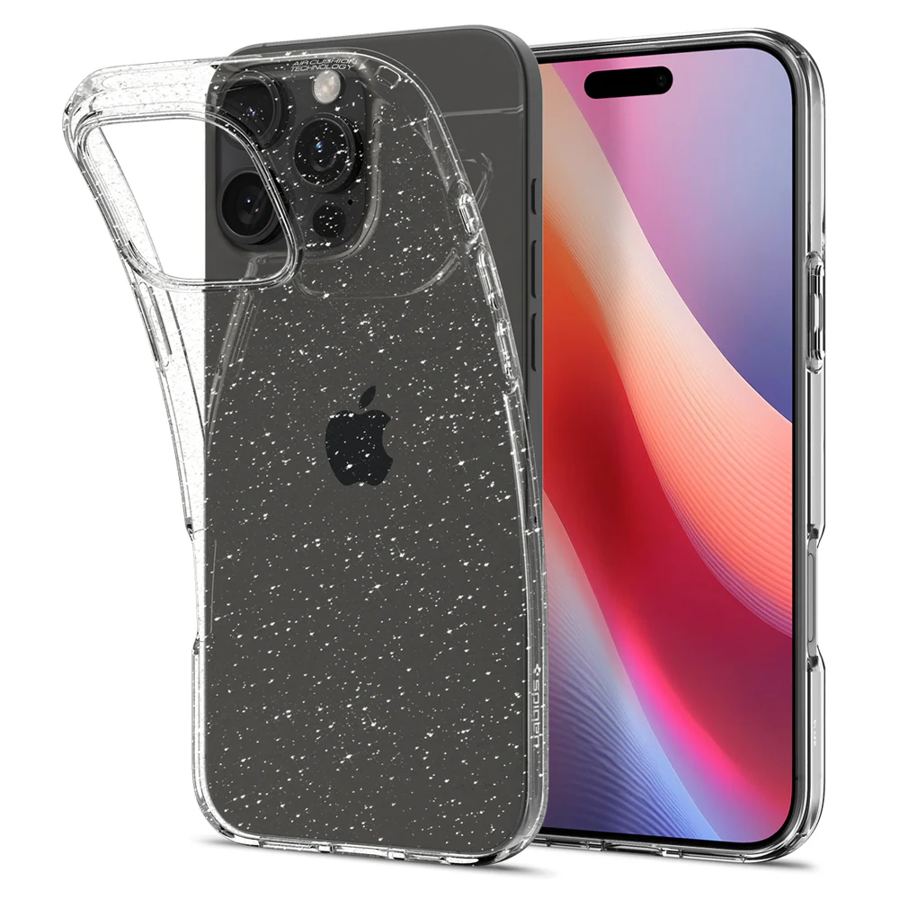 Spigen Apple iPhone 16 Pro Liquid Crystal Glitter Case - Crystal Quartz
