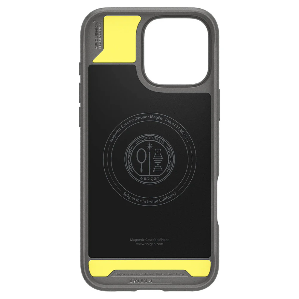 Spigen Apple iPhone 16 Pro Max Rugged Armor (MagFit) Case - Grey - Image 4