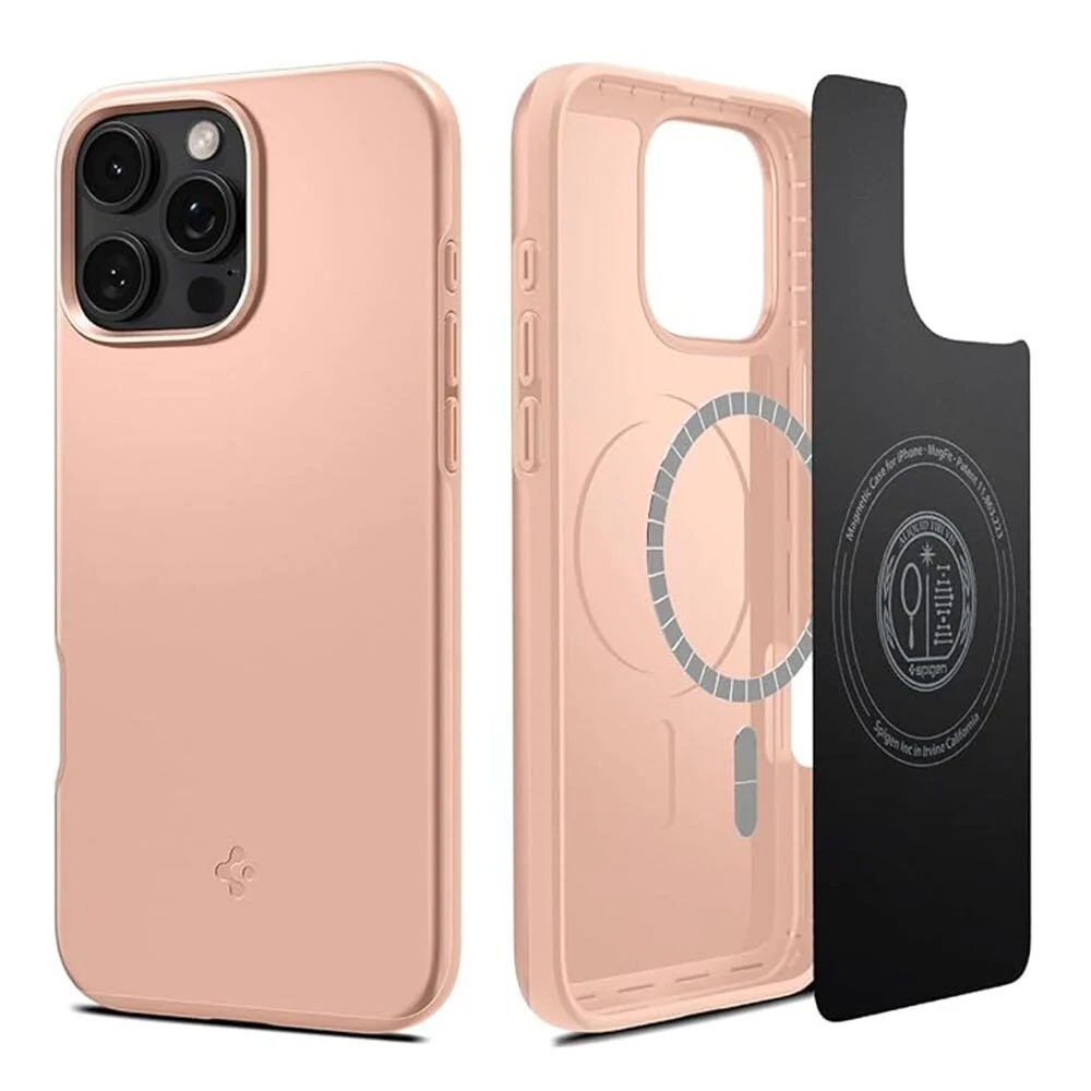 Spigen Apple iPhone 16 Pro Max Thin Fit (MagFit) Case - Rose Titanium