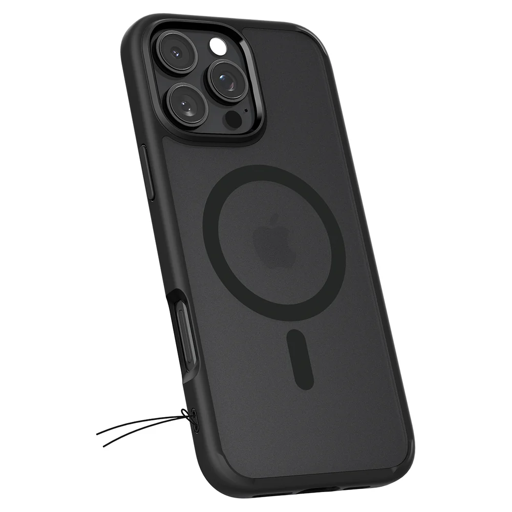 Spigen Apple iPhone 16 Pro Max Ultra Hybrid (MagFit) Case - Frost Black Case/Graphite Ring