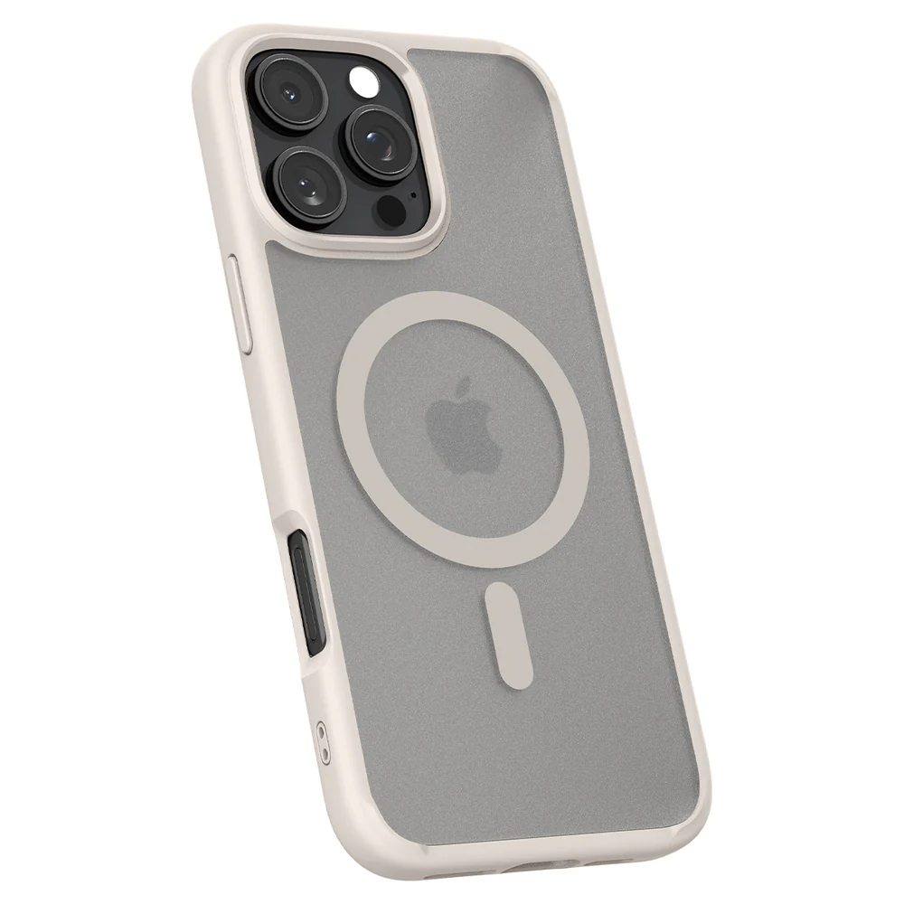 Spigen Apple iPhone 16 Pro Max Ultra Hybrid (MagFit) Case - Frost Natural Titanium - Image 2