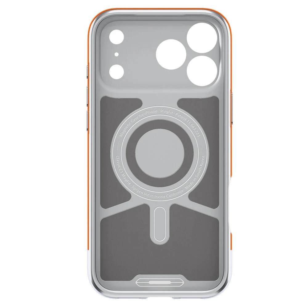 Spigen Apple iPhone 17 Pro Max Classic C1 (MagFit) Case - Tangerine - Image 2