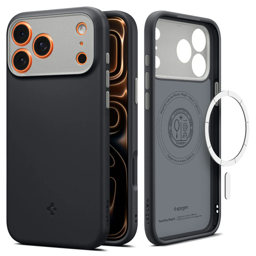 Spigen Apple iPhone 17 Pro Max Nano Pop (MagFit) Case - Black Sesame