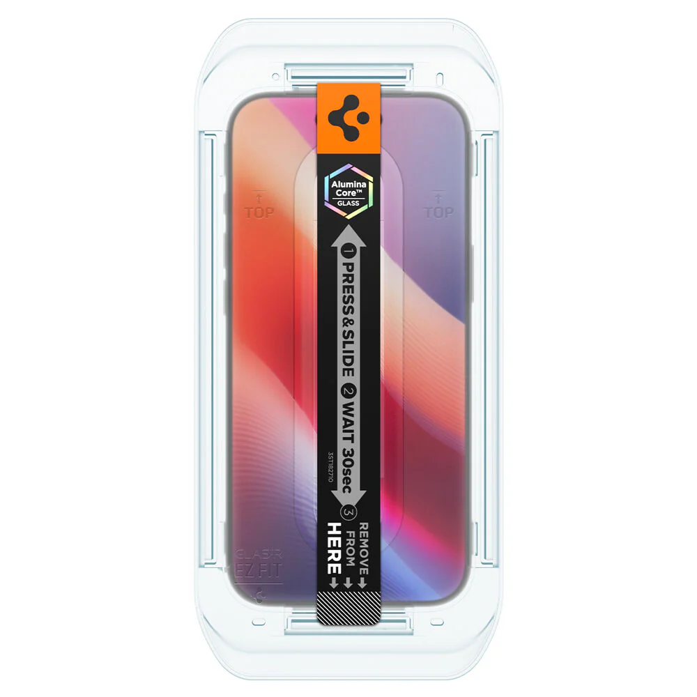 Spigen Apple iPhone Air GLAS.tR EZ Fit Privacy 2PCS Glass Screen Protector - Black - Image 5