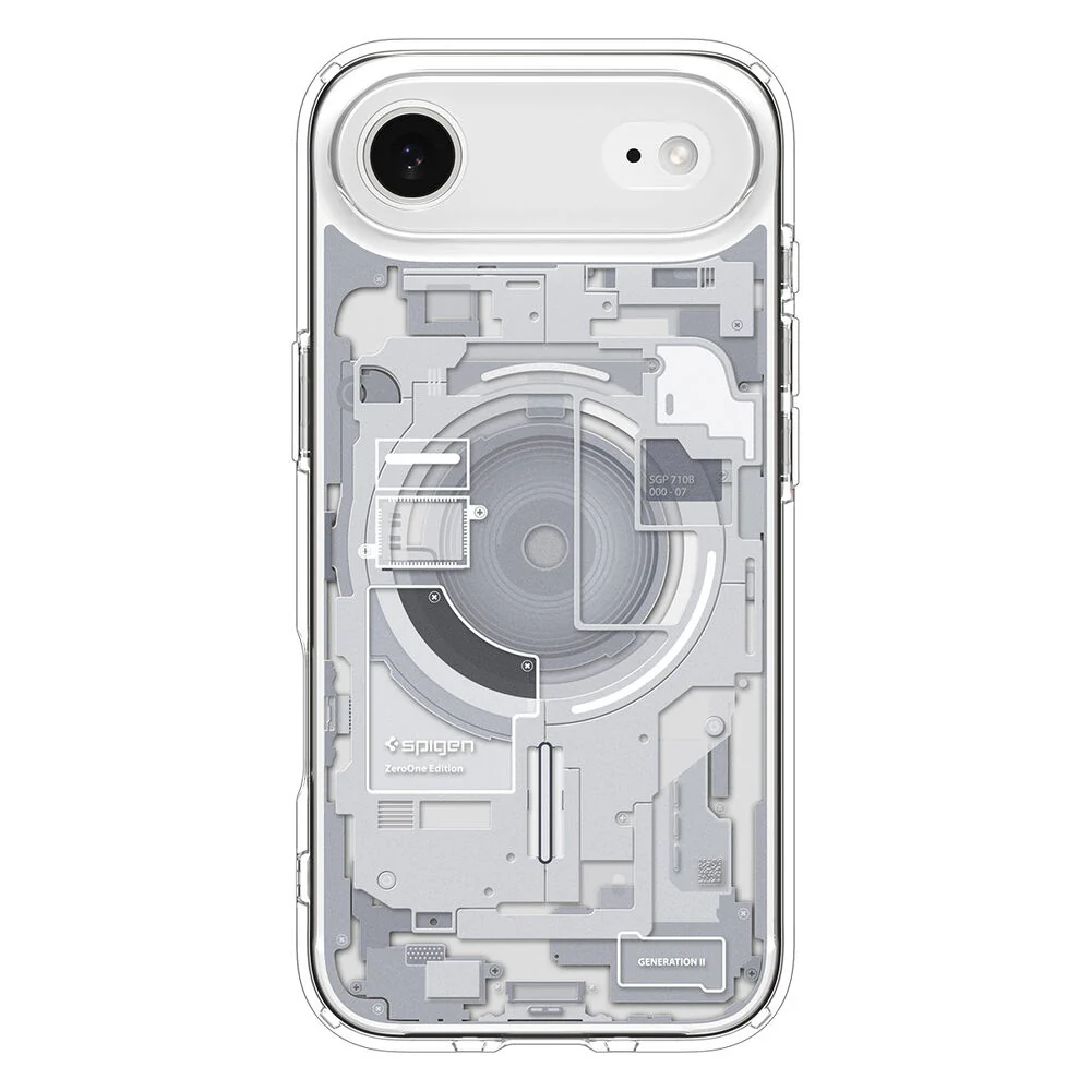Spigen Apple iPhone Air Ultra Hybrid Zero One (MagFit) Case - Zero One White