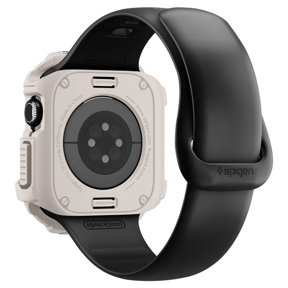 Spigen Apple Watch 10/11 42mm Rugged Armor 2 Case (Dune Beige) - Image 4