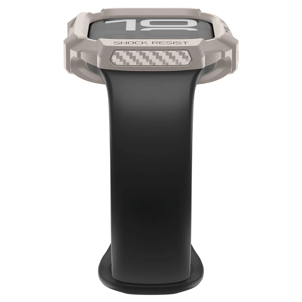 Spigen Apple Watch 10/11 42mm Rugged Armor 2 Case (Dune Beige) - Image 5