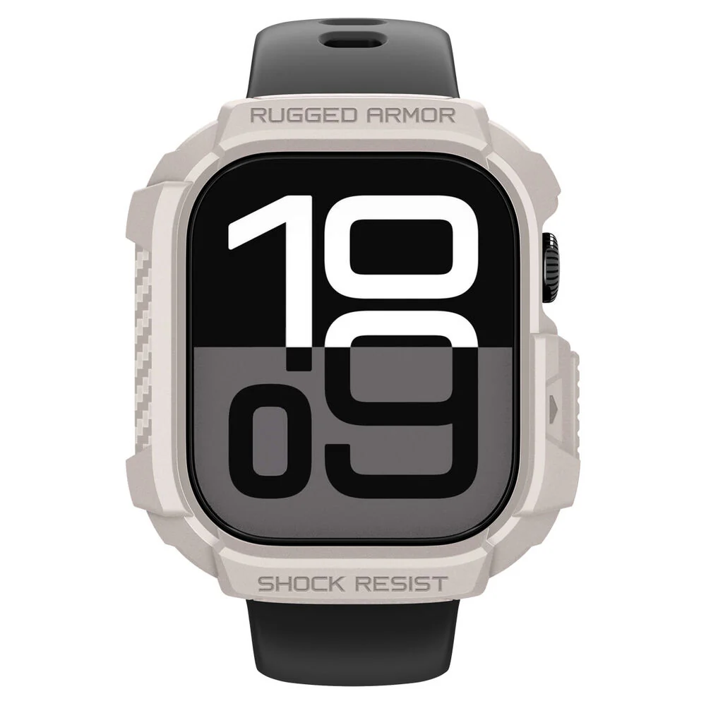 Spigen Apple Watch 10/11 42mm Rugged Armor 2 Case (Dune Beige) - Image 6