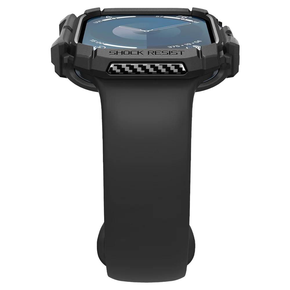 Spigen Apple Watch 10/11 42mm Rugged Armor Case (Black) - Image 2