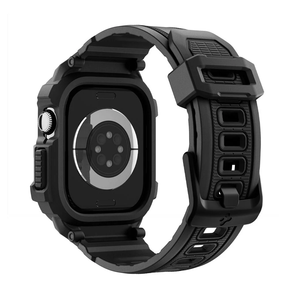 Spigen Apple Watch 10/11 42mm Rugged Armor Pro 2 Band Case (Black) - Image 3