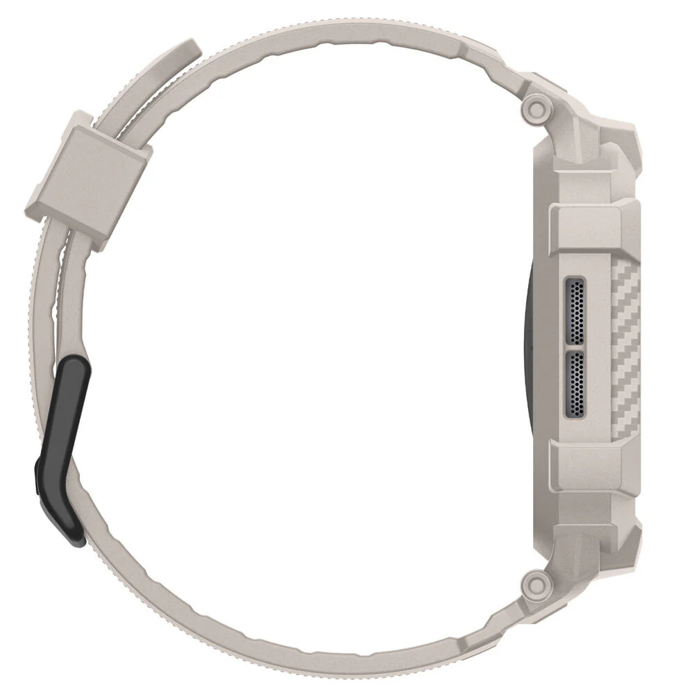 Spigen Apple Watch 10/11 42mm Rugged Armor Pro 2 Band Case (Dune Beige) - Image 4
