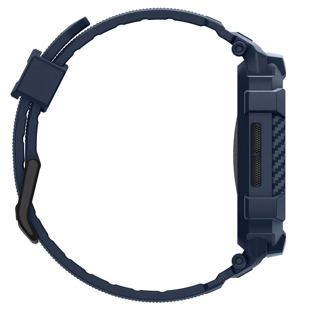 Spigen Apple Watch 10/11 42mm Rugged Armor Pro 2 Band Case (Navy Blue) - Image 4