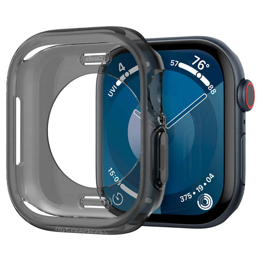 Spigen Apple Watch 10/11 46mm Capella Case (Clear Black) - Image 2
