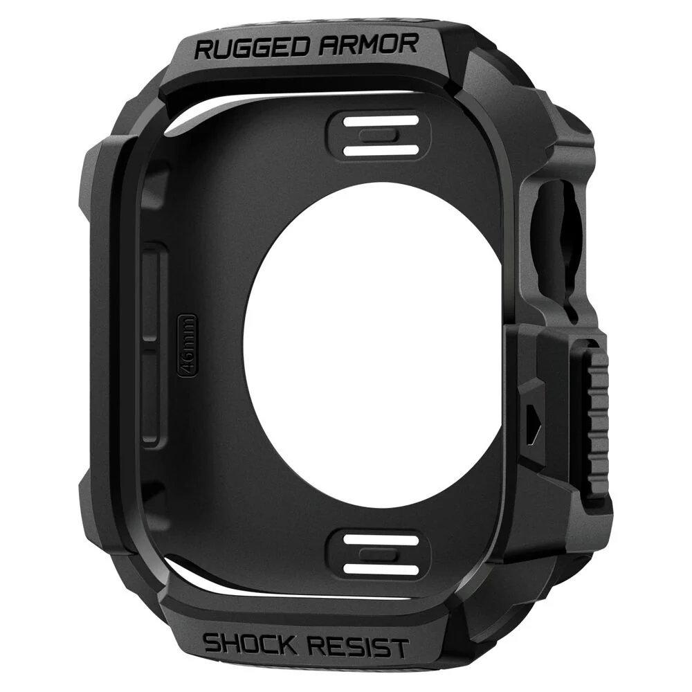 Spigen Apple Watch 10/11 46mm Rugged Armor 2 Case (Black) - Image 3