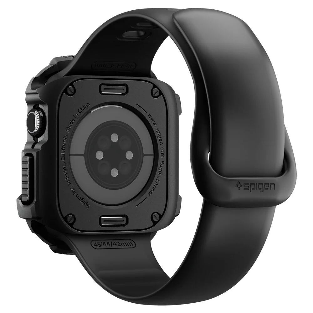 Spigen Apple Watch 10/11 46mm Rugged Armor 2 Case (Black) - Image 4