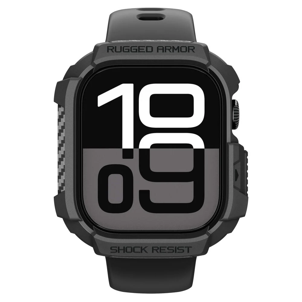 Spigen Apple Watch 10/11 46mm Rugged Armor 2 Case (Black) - Image 6