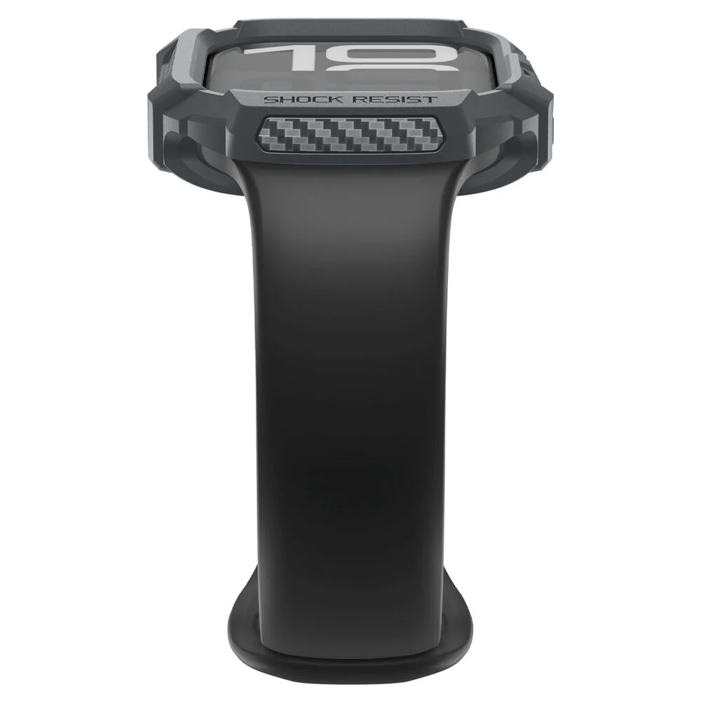 Spigen Apple Watch 10/11 46mm Rugged Armor 2 Case (Dark Grey) - Image 5