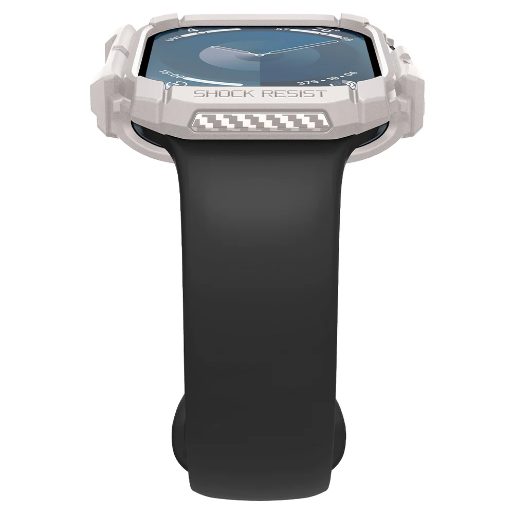Spigen Apple Watch 10/11 46mm Rugged Armor Case (Dune Beige) - Image 6