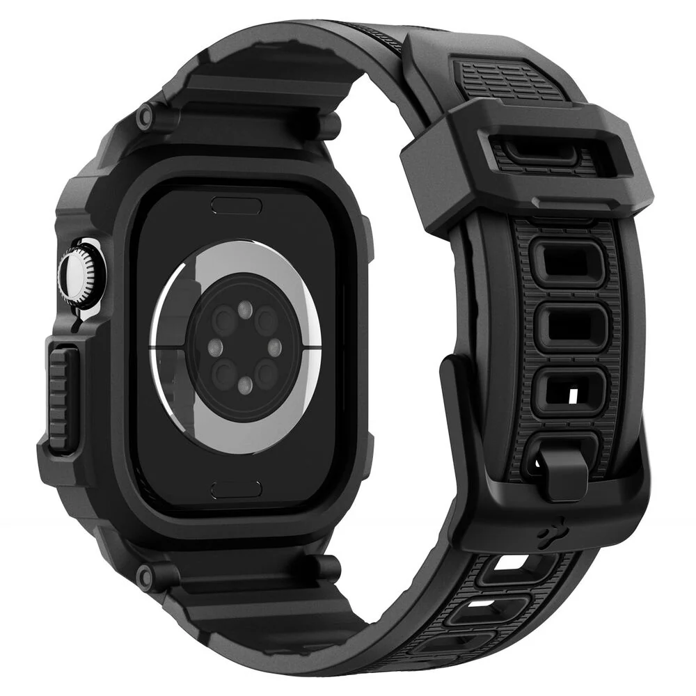 Spigen Apple Watch 10/11 46mm Rugged Armor Pro 2 Band Case (Black) - Image 3