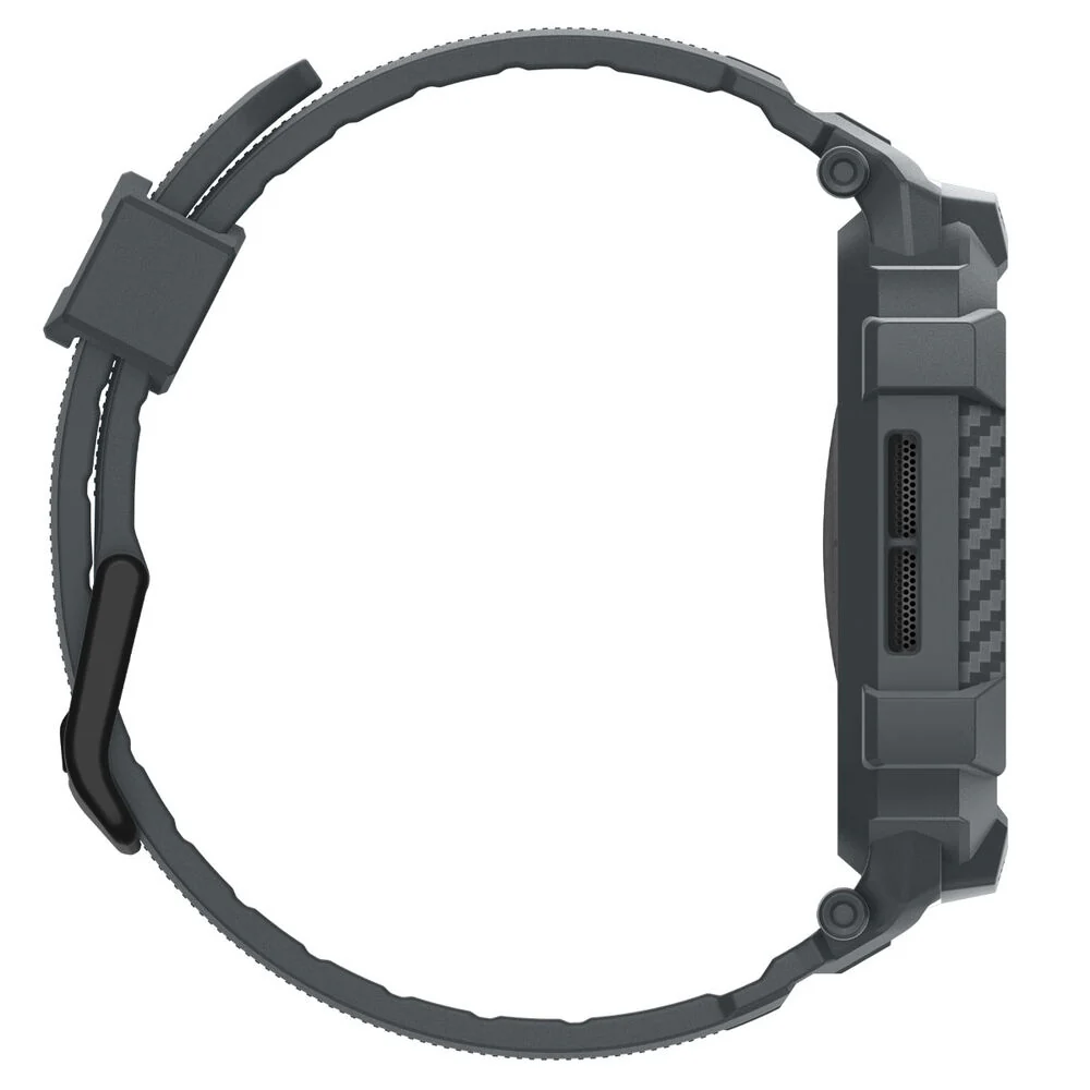 Spigen Apple Watch 10/11 46mm Rugged Armor Pro 2 Band Case (Dark Grey) - Image 4