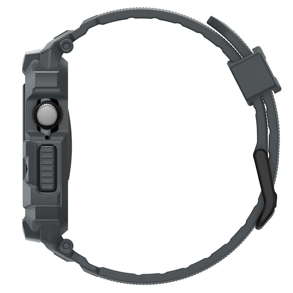 Spigen Apple Watch 10/11 46mm Rugged Armor Pro 2 Band Case (Dark Grey) - Image 5