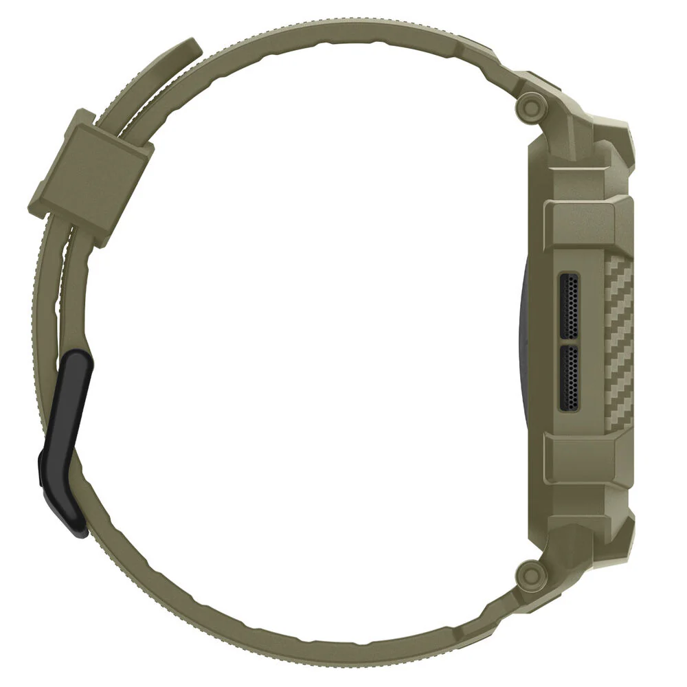 Spigen Apple Watch 10/11 46mm Rugged Armor Pro 2 Band Case (Vintage Khaki) - Image 4