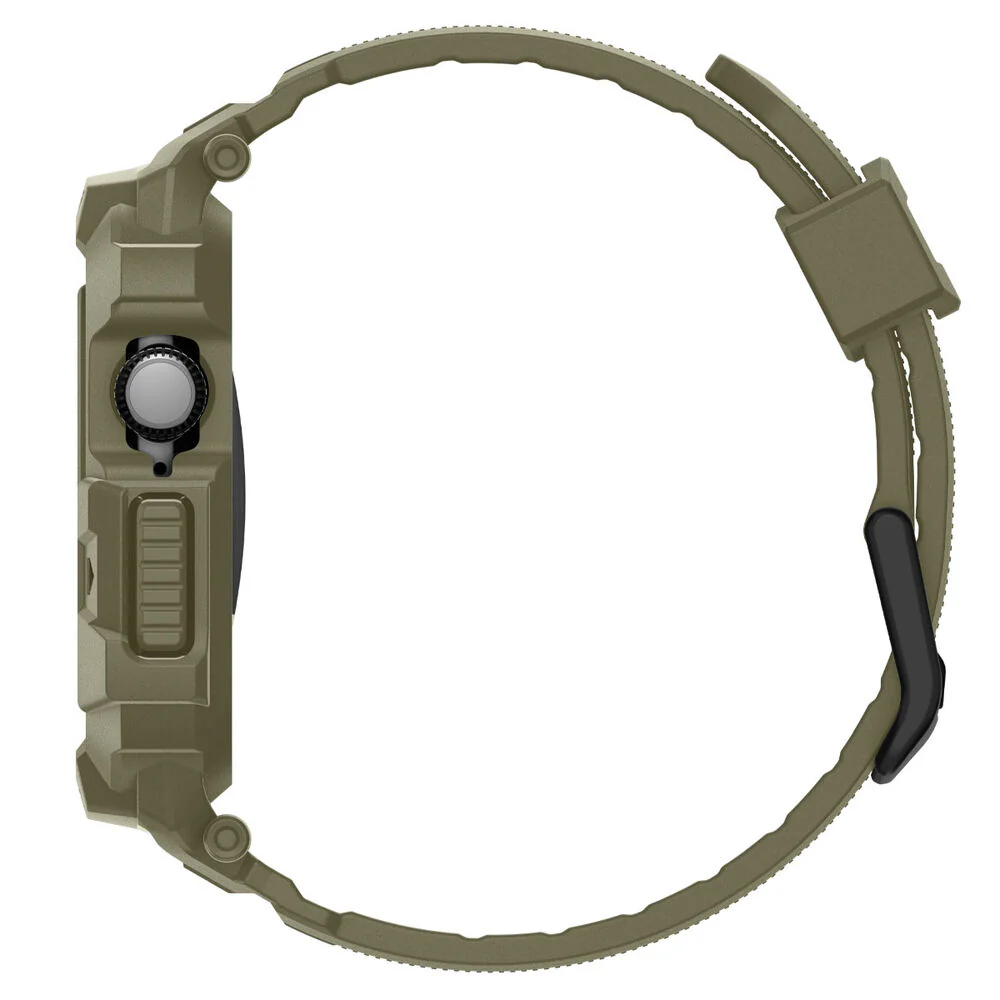 Spigen Apple Watch 10/11 46mm Rugged Armor Pro 2 Band Case (Vintage Khaki) - Image 5