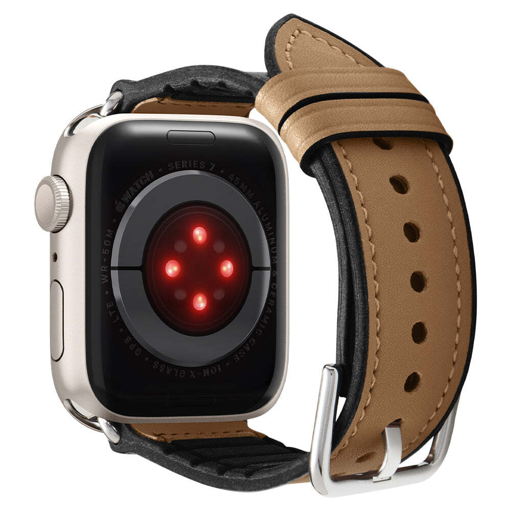 Spigen Apple Watch 49mm 46mm 45mm 44mm 42mm Retro Fit Band (Brown) - Image 3