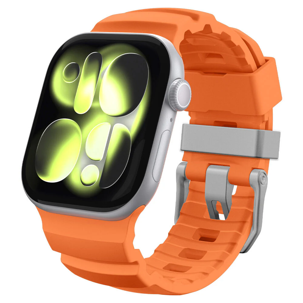 Spigen Apple Watch 49mm 46mm 45mm 44mm 42mm WBS2 Band (Orange) - Image 2