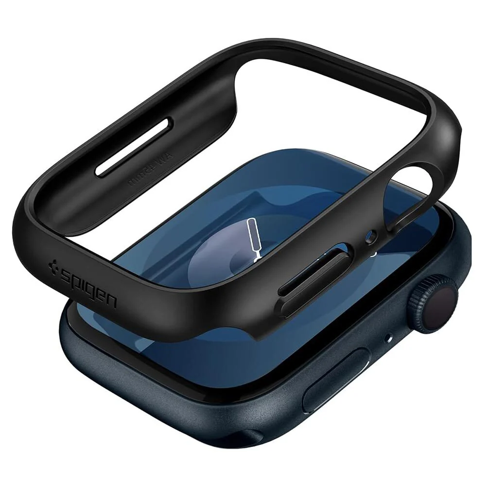 Spigen Apple Watch 9/8/7 45mm Thin Fit Case (Black)