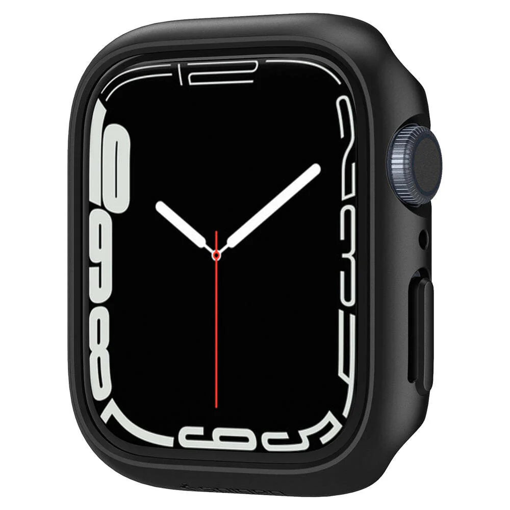 Spigen Apple Watch 9/8/7 45mm Thin Fit Case (Black) - Image 6
