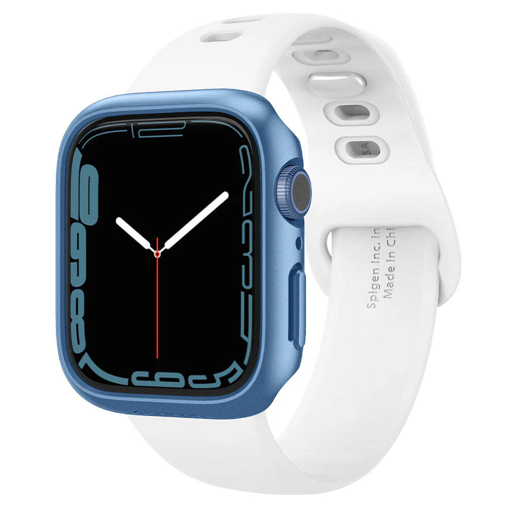 Spigen Apple Watch 9/8/7 45mm Thin Fit Case (Blue) - Image 3