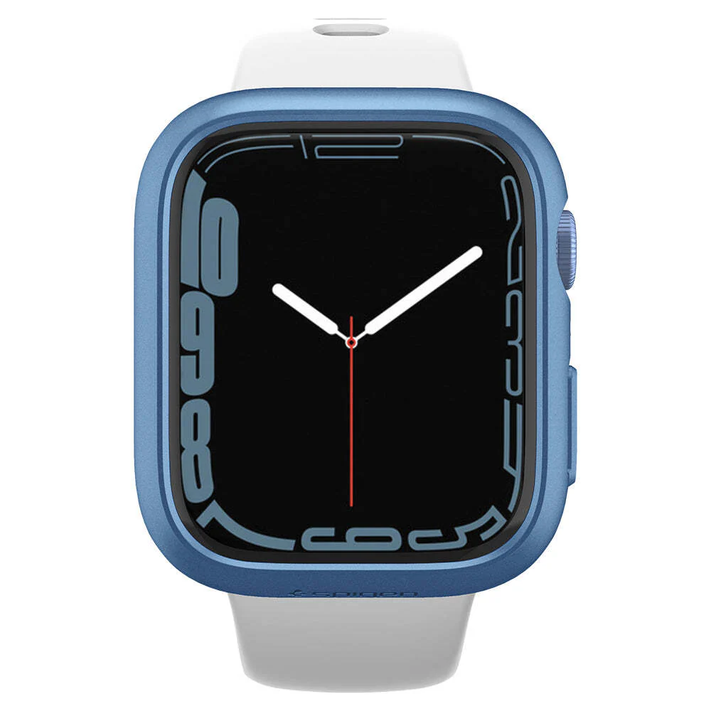 Spigen Apple Watch 9/8/7 45mm Thin Fit Case (Blue) - Image 4