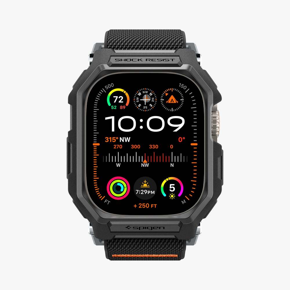 Spigen Apple Watch Ultra 3/2/1 49mm Lite Fit Pro Wristband Case (Black) - Image 4