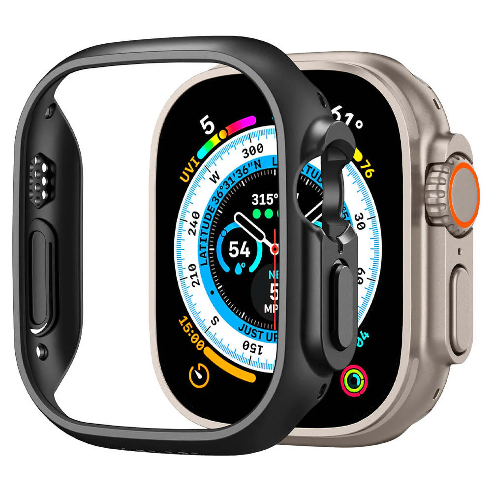 Spigen Apple Watch Ultra 3/2/1 49mm Thin Fit Case (Black) - Image 3