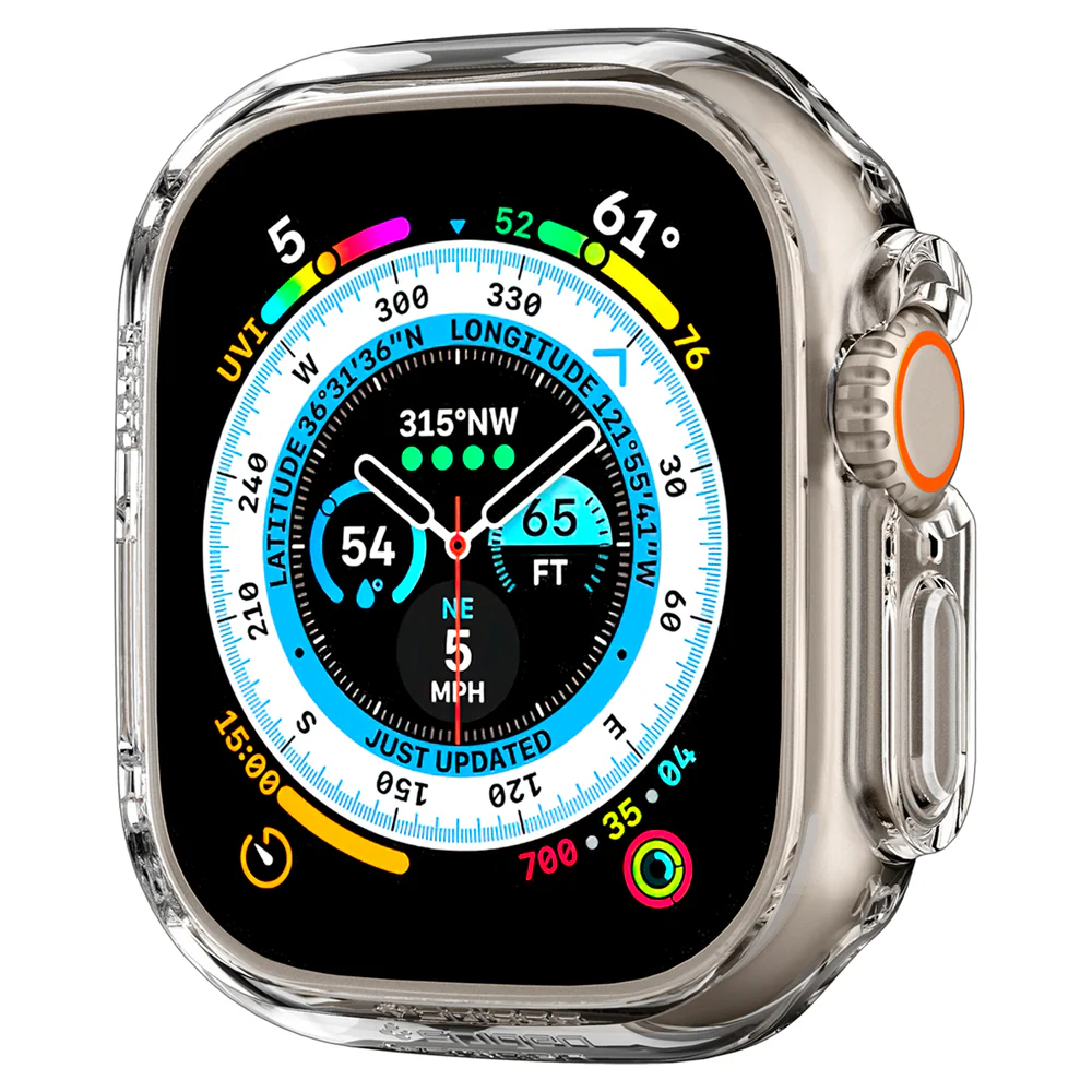 Spigen Apple Watch Ultra 3/2/1 49mm Thin Fit Case (Clear) - Image 2