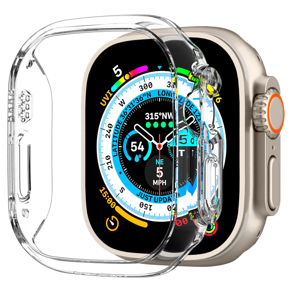 Spigen Apple Watch Ultra 3/2/1 49mm Thin Fit Case (Clear) - Image 3