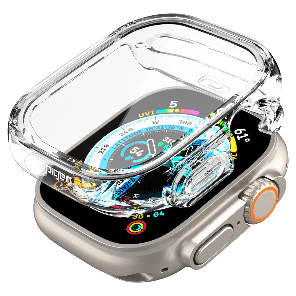 Spigen Apple Watch Ultra 3/2/1 49mm Ultra Hybrid Case (Clear) - Image 2