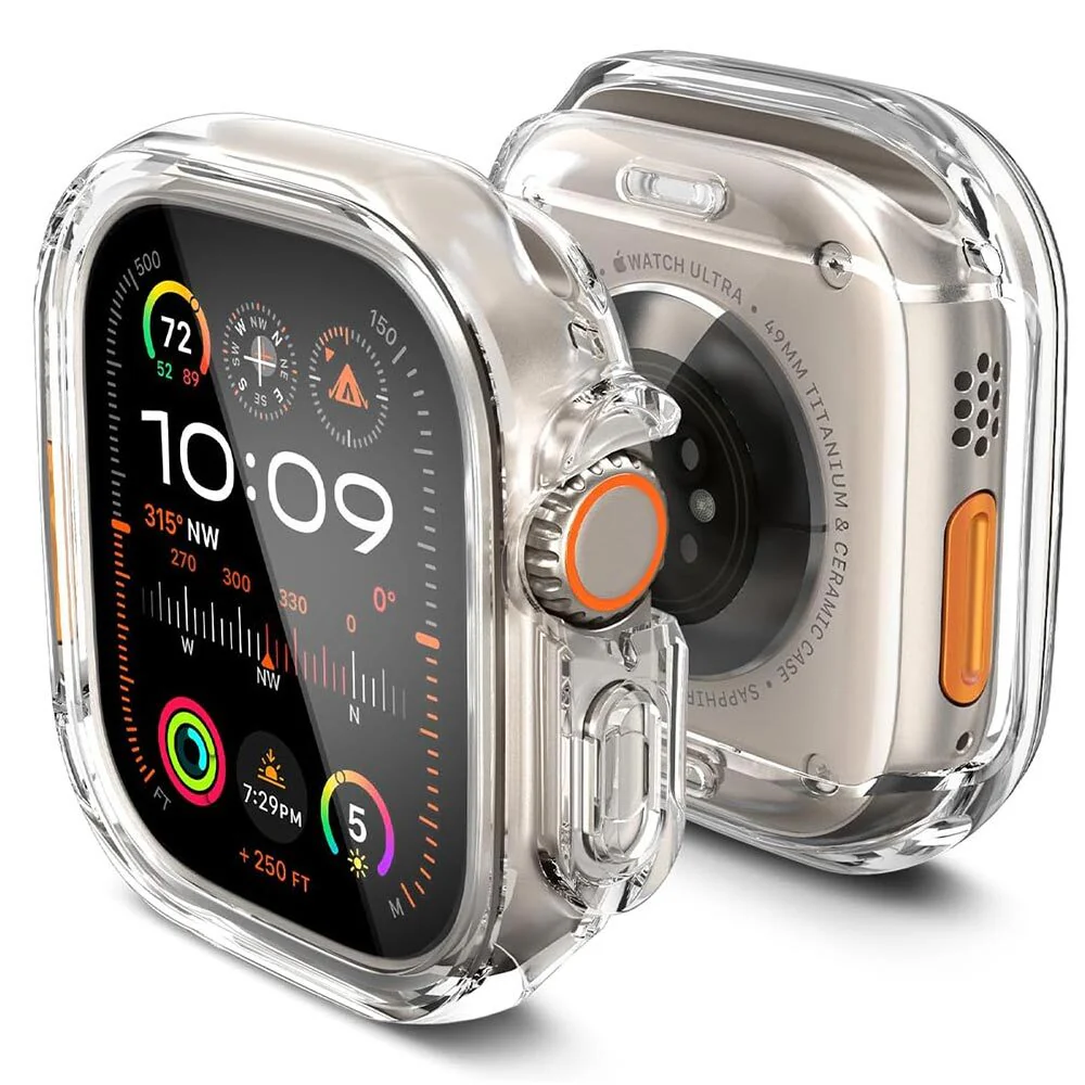 Spigen Apple Watch Ultra 3/2/1 49mm Ultra Hybrid Case (Clear) - Image 3