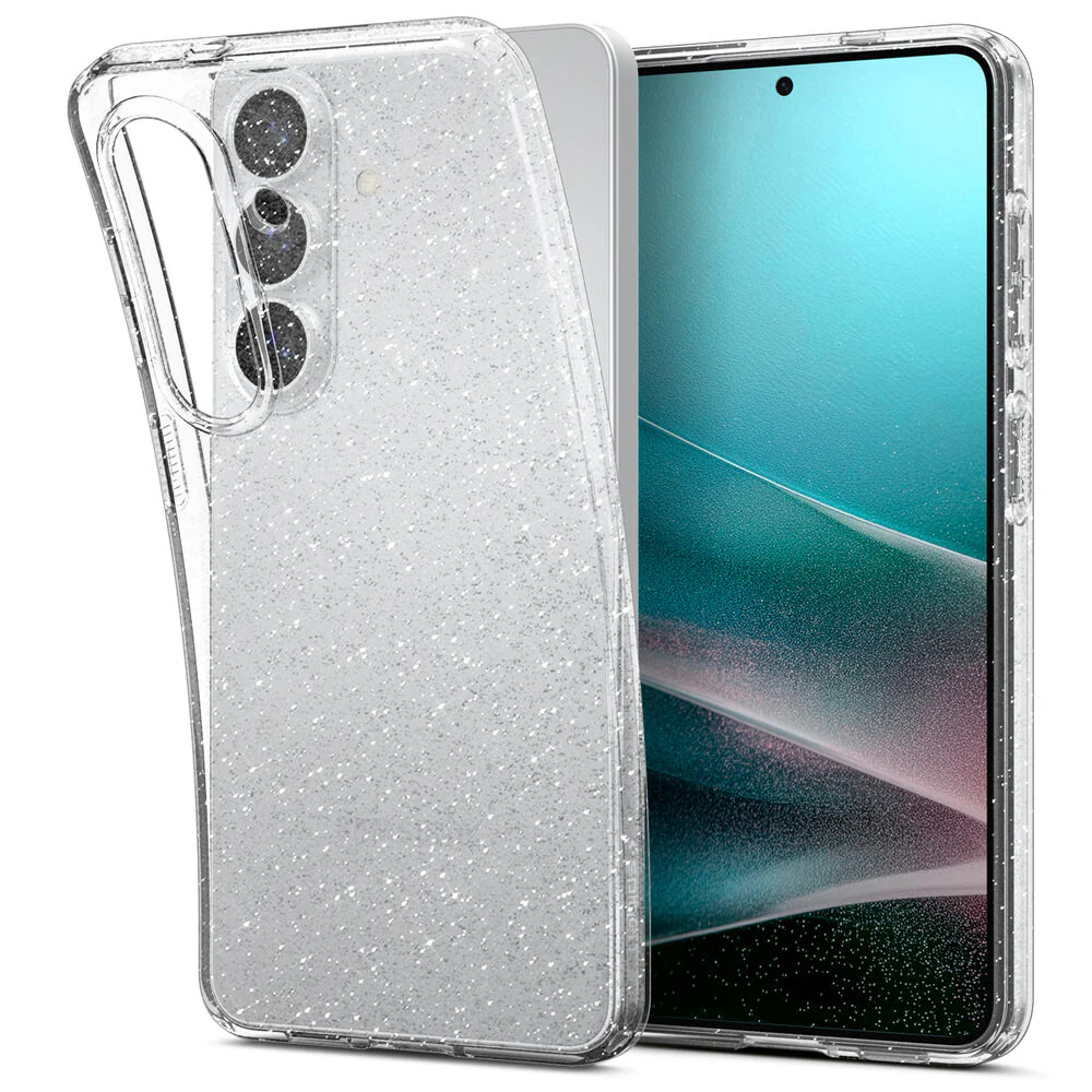 Spigen Galaxy S26 Liquid Crystal Glitter Case (Crystal Quartz)