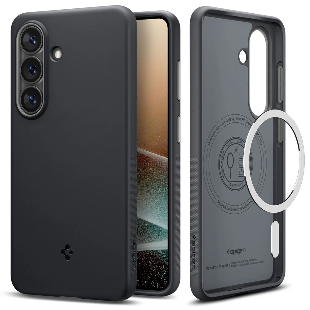Spigen Galaxy S26 Nano Pop (MagFit) Case (Black Sesame) - Image 2
