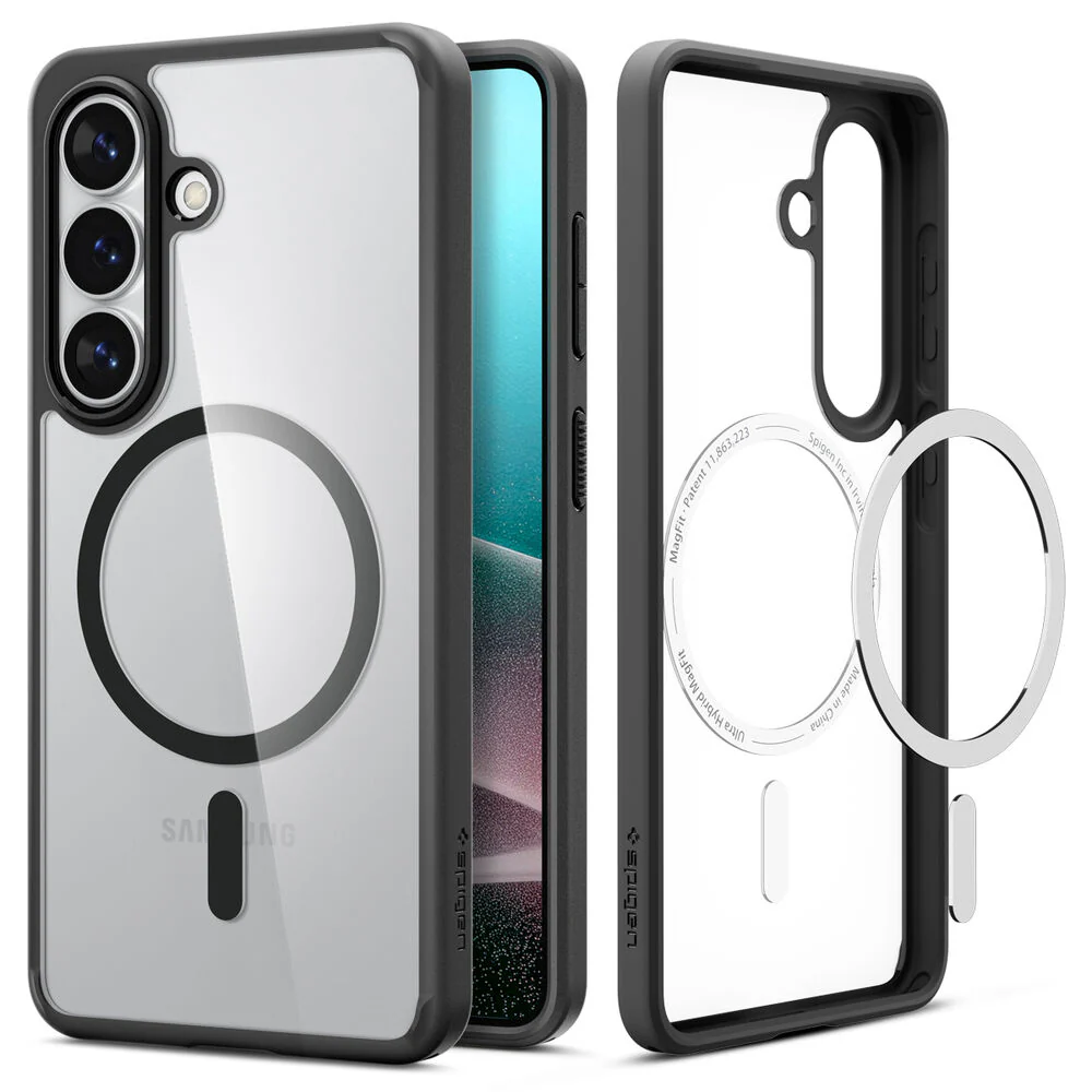 Spigen Galaxy S26 Ultra Hybrid (MagFit) Case (Black) - Image 3