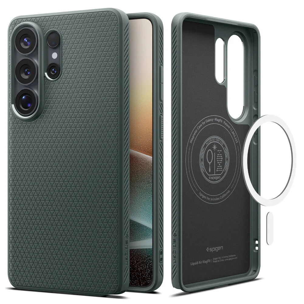 Spigen Galaxy S26 Ultra Liquid Air (MagFit) Case (Abyss Green) - Image 3