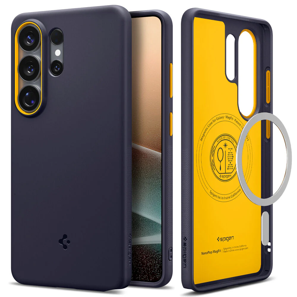 Spigen Galaxy S26 Ultra Nano Pop (MagFit) Case (Blueberry Navy) - Image 5
