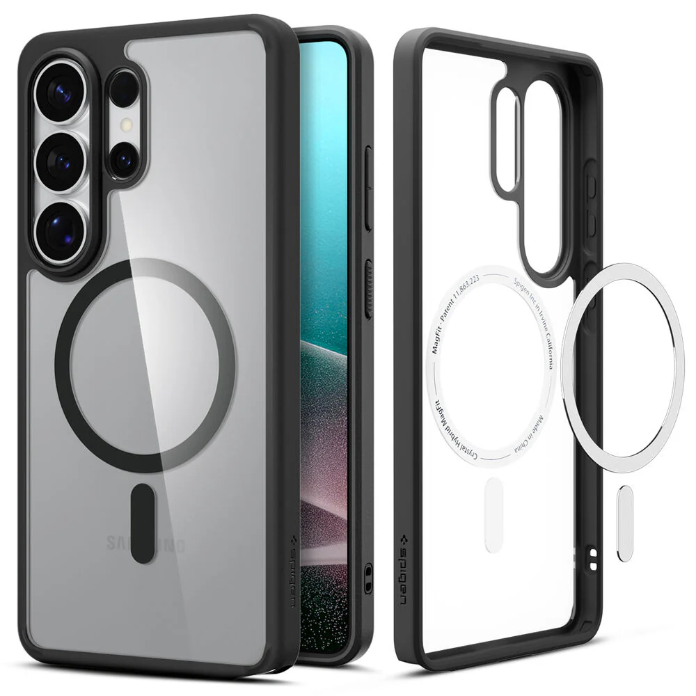 Spigen Galaxy S26 Ultra Ultra Hybrid (MagFit) Case (Black) - Image 2