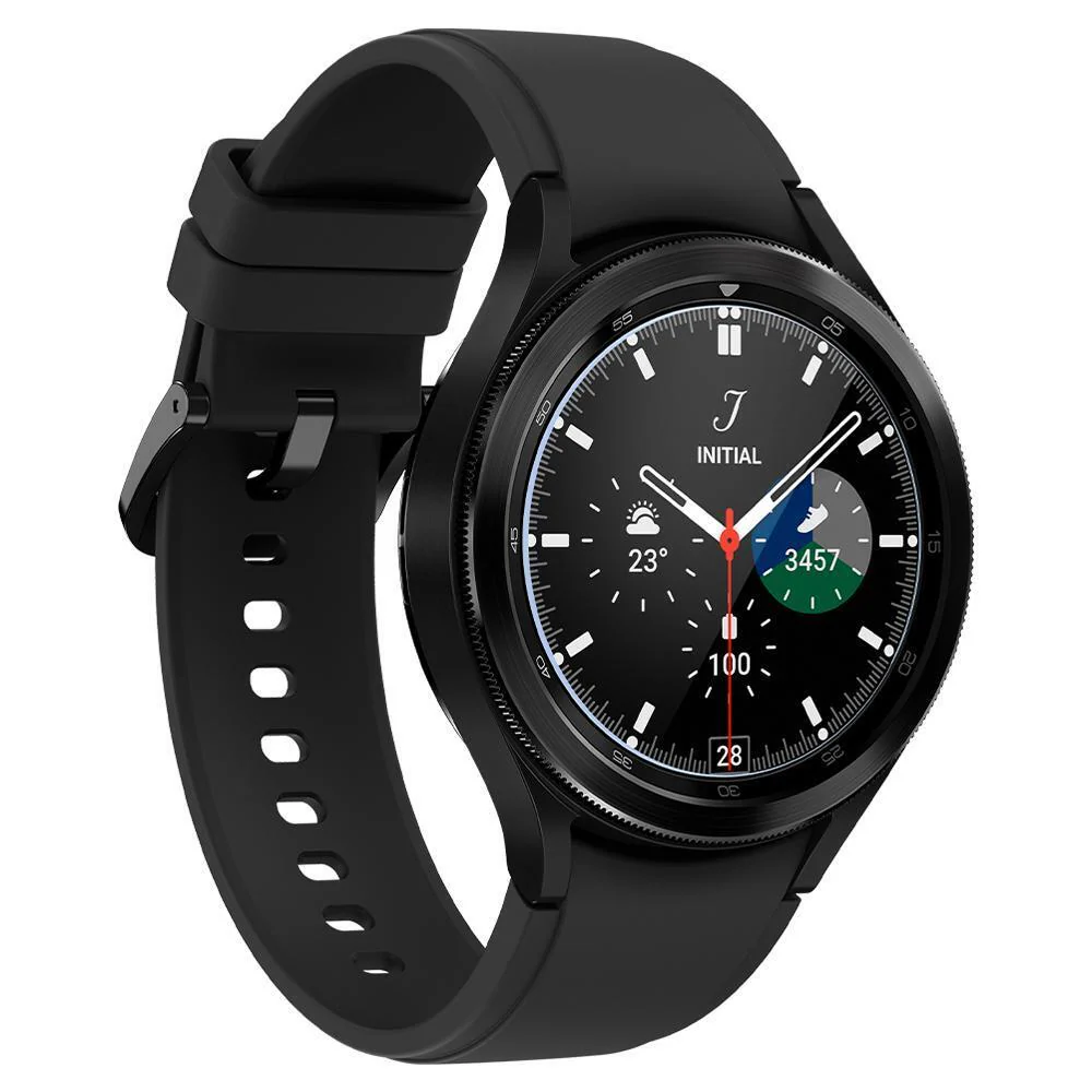 Spigen Galaxy Watch 4 Classic 42mm/ 3 41mm GLAS.tR Slim HD Glass Screen Protector (Clear) - Image 3