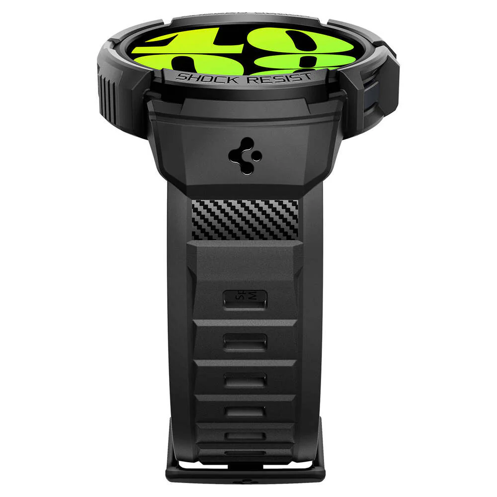 Spigen Galaxy Watch 6 44mm Rugged Armor Pro Band Case (Black) - Image 6