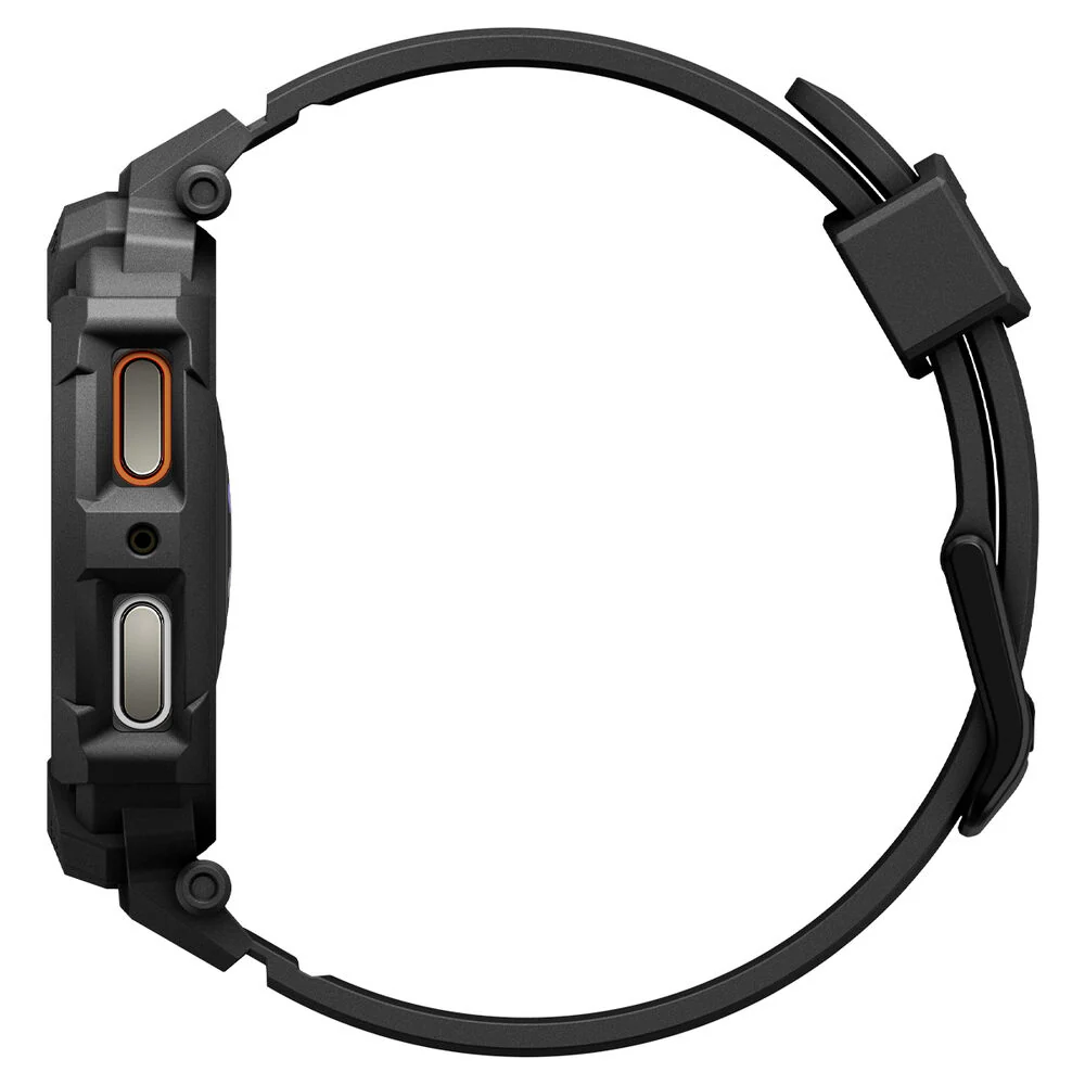 Spigen Galaxy Watch 8 44mm Rugged Armor Pro Band Case (Black) - Image 4