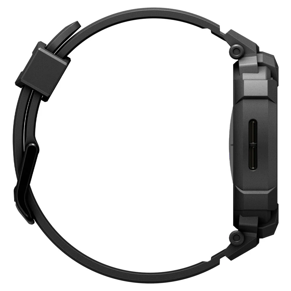 Spigen Galaxy Watch 8 44mm Rugged Armor Pro Band Case (Black) - Image 5